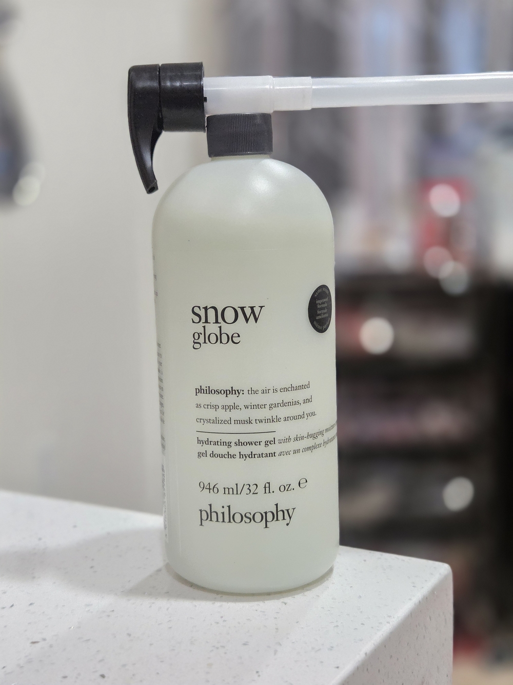 Philosophy Snow Globe Hydrating Shower Gel - Cream with Black Pump (Disc Item).